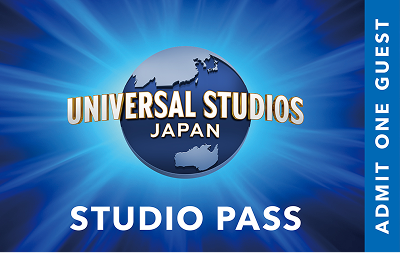 UNIVERSAL STUDIOS JAPAN STUDIO PASS ADMIT ONE GUEST