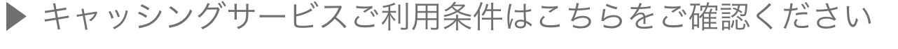 キャッシングサービスご利用条件はこちらをご確認ください
