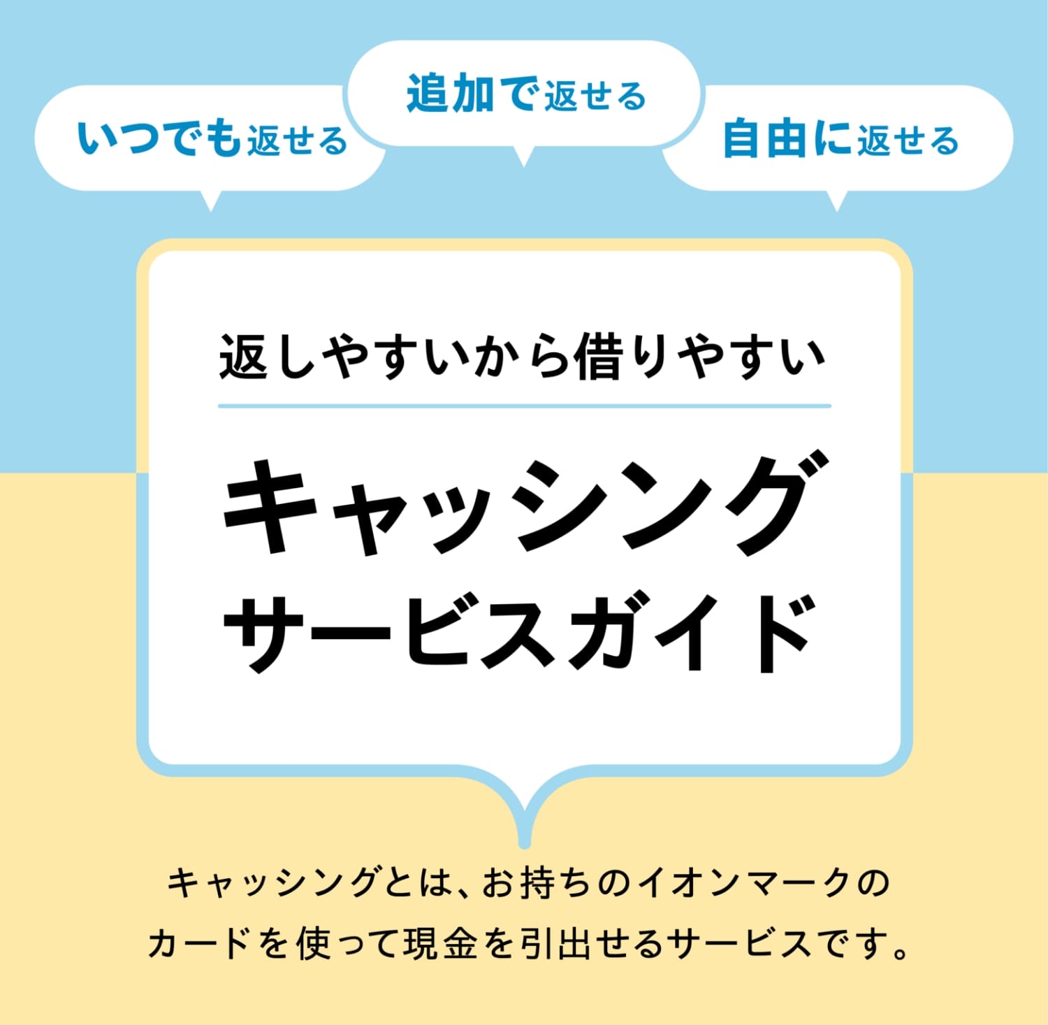返しやすいから借りやすいキャッシングサービスガイド